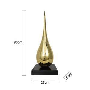 Water Drop Electroplated Ornament Home Decor-Supreme Sculptures