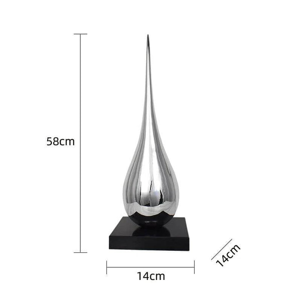 Water Drop Electroplated Ornament Home Decor-Supreme Sculptures
