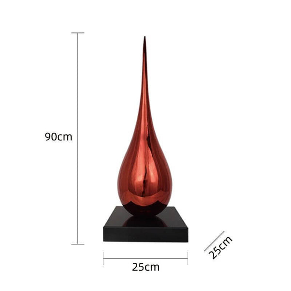 Water Drop Electroplated Ornament Home Decor-Supreme Sculptures
