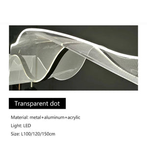 Wave LED Hanging Light for Dining and Kitchen Island-Kitchen Island