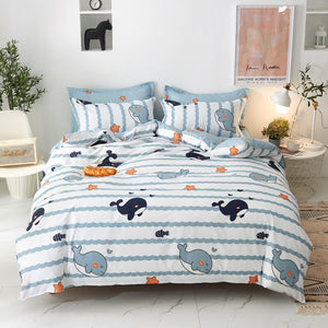 Whale Bedding Set: Comfortable and Stylish Designs-Bedding Set Kids