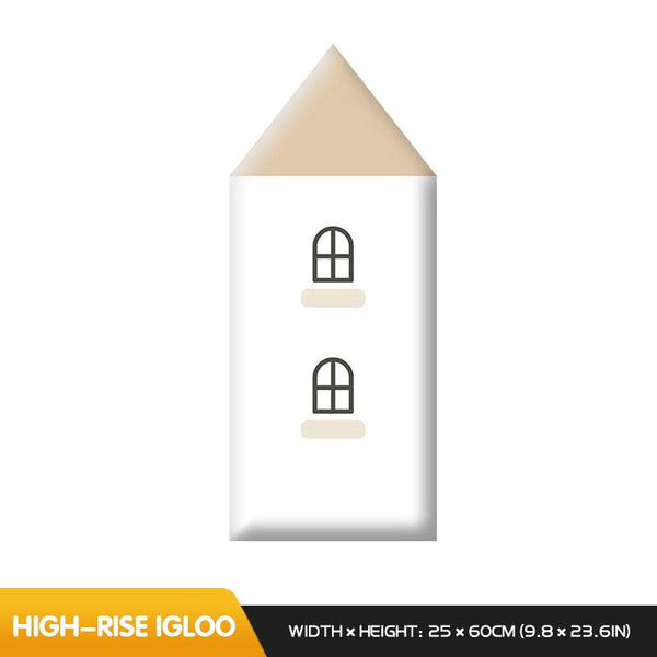 Whimsical Hobbit House Kids Wall Padded Safety Cushions-Anti Collision Padded Wall Stickers