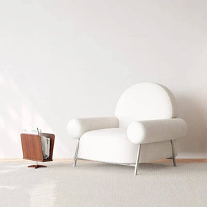 White Poltronas Modern Living Room Chair-Arm Chairs, Recliners & Sleeper Chairs