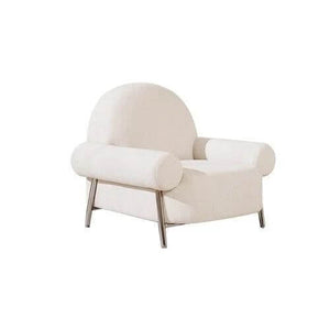 White Poltronas Modern Living Room Chair-Arm Chairs, Recliners & Sleeper Chairs
