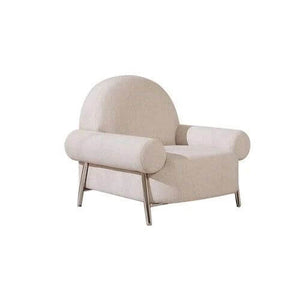 White Poltronas Modern Living Room Chair-Arm Chairs, Recliners & Sleeper Chairs