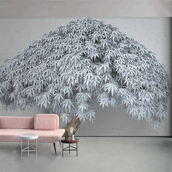 Willow Tree Mural Art Wallpaper - Home Wall Decor-Trees Wallpaper