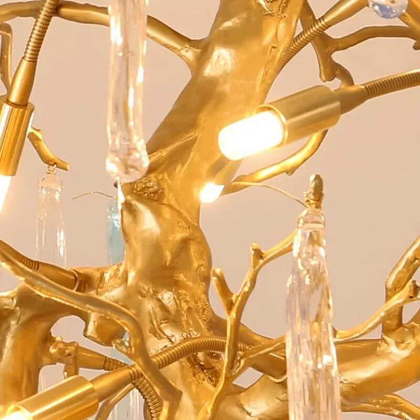 Winter Tree Colourful Crystal Tunes Chandelier Lighting-Staircase Chandelier