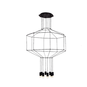 Wireflow LED Chandelier - Illuminate Your Space-Ceiling Chandelier