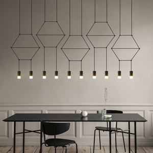 Wireflow LED Chandelier - Illuminate Your Space-Ceiling Chandelier
