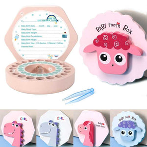 Wooden Baby Tooth Box - Baby Boy Tooth Box | Kids Tooth Box-