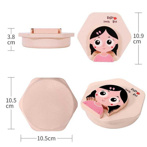 Wooden Baby Tooth Box - Baby Boy Tooth Box | Kids Tooth Box-