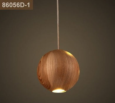Wooden Globe Pendant Light: Stylish Illumination-Pendant Lights