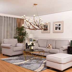 Wooden Twigs Chandelier - Elegant Lighting for any Space-Ceiling Chandelier