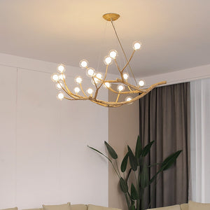 Wooden Twigs Chandelier - Elegant Lighting for any Space-Ceiling Chandelier