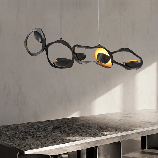 XXX LED Rocks Style Chandelier Dining Island-Kitchen Island