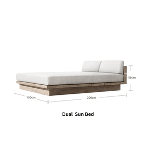 Courtyard Luxury Modular Outdoor Sofa Set – Premium Solid Wood Garden &amp; Patio Seating-BabiesDecor.com