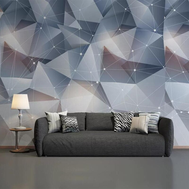 Geometric Shapes Wallpaper for Home Wall Decor-Geometric Shapes Wallpaper