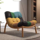 Italian Cow Leather Designer Lazy Chair