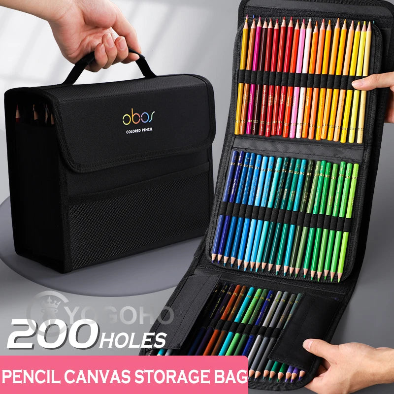 Professional Oil Color Pencil Set with Storage Bag