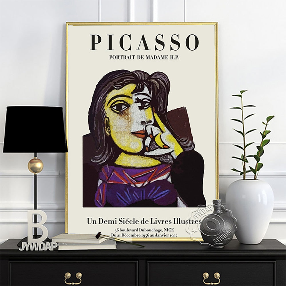 Pablo Picasso Portrait De Madame Original Art Display - Limited Edition