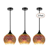 Colorful Fireworks Starry Sky Hanging Glass Chandelier