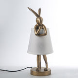 Vintage Bathing Rabbit Table Lamp