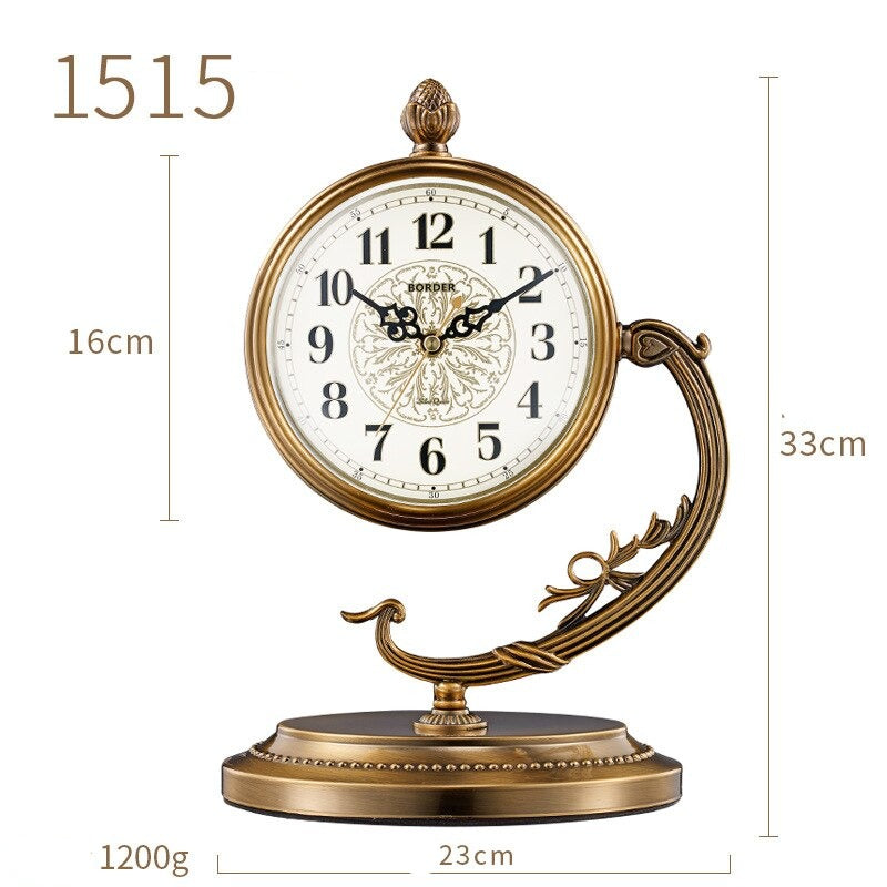 European Style Antique Table Clock