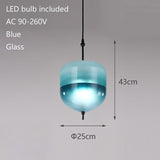 Tear Drops Style Glass Pendant Lights for Living Room