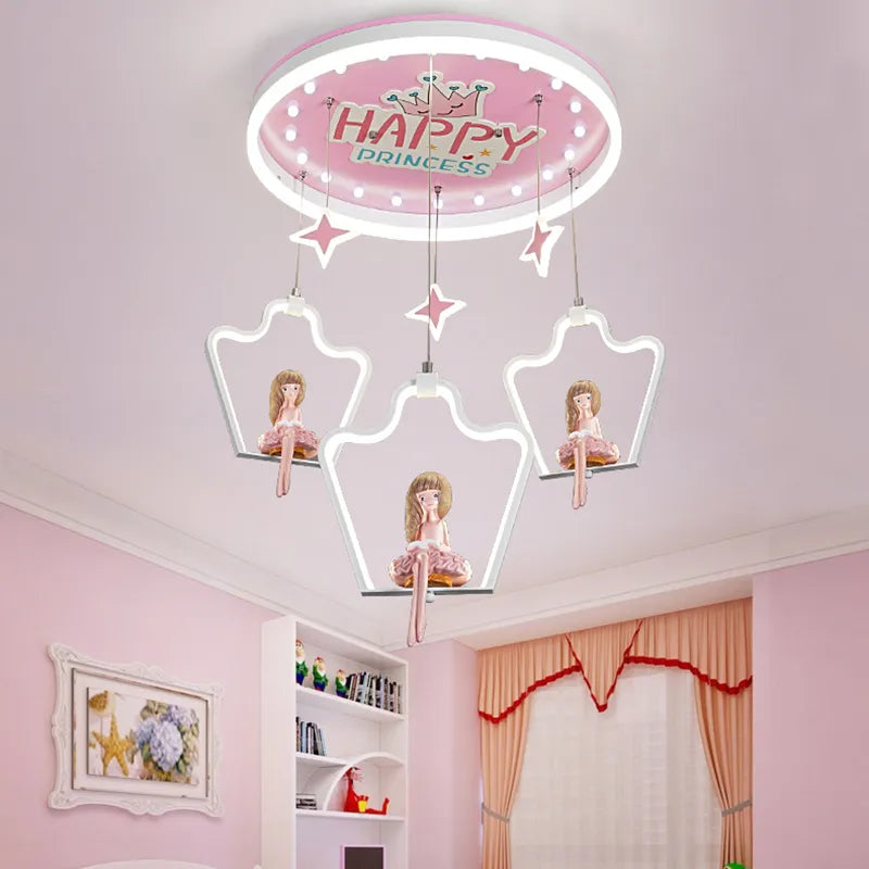 Éclairage de chambre de filles Elsa - Éclairage de chambre d'enfant