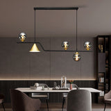 Glass Ball Chandelier: Elegant Lighting for Kitchen