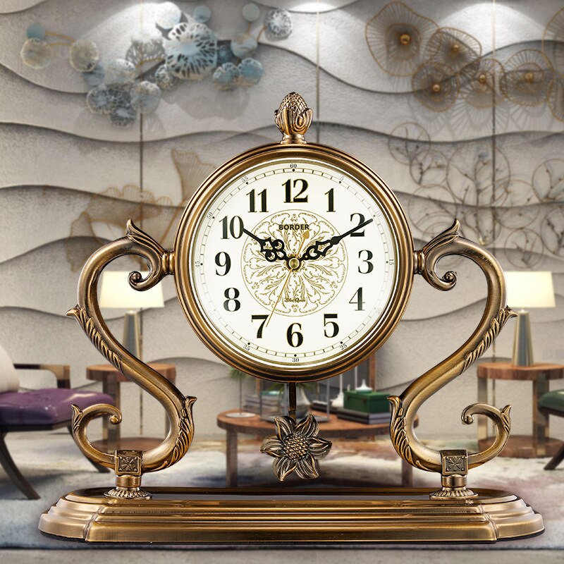 European Style Antique Table Clock