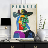 Original Pablo Picasso Exhibition Poster Featuring Rare Artworks