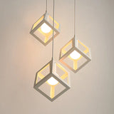 Cube Pendant Light Metal Elegance - Illuminate with Style