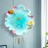 Lotusblatt-Wanduhr: Eleganter Zeitmesser für Ihr Zuhause