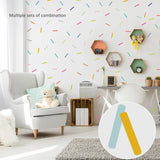 Colorful Candy Strip Wall Stickers - Nursery Children Room Decorations
