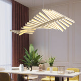 Rotatable Light Bars Chandelier: Illuminate Your Space