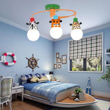 Animals LED Pendant Lamp For Kids Room