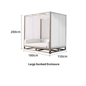 High-End Modular Outdoor Furniture Set – Luxury Solid Wood Poolside Collection-BabiesDecor.com