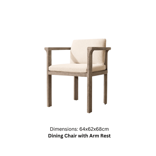 Italian Light-Luxury Outdoor Furniture – Premium Solid Oak Wood Collection-BabiesDecor.com