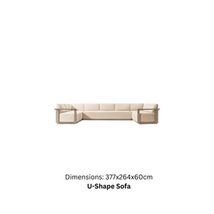 Italian Light-Luxury Outdoor Furniture – Premium Solid Oak Wood Collection-BabiesDecor.com