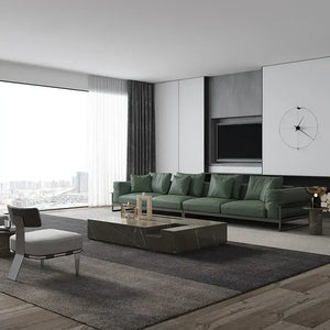 Italian Style Minimalist Marble Coffee Table - BabiesDecor.com