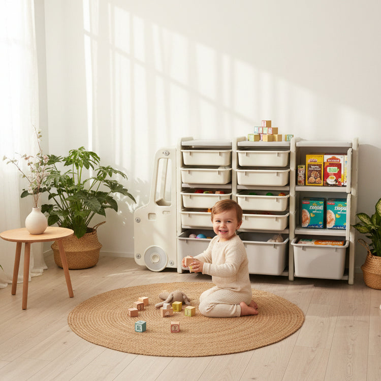 Kids Toy Storage Rack | Toys Storage Cabinet Large | Toy Organising ...