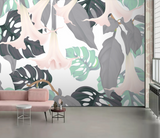 Monstera Leaf Wallpaper Mural: Transform Your Space