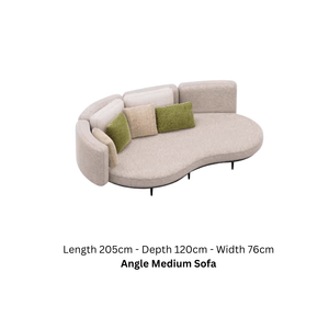 Luna Curve Luxury Modular Outdoor Sofa Set – Garden &amp; Patio Lounge Collection-BabiesDecor.com