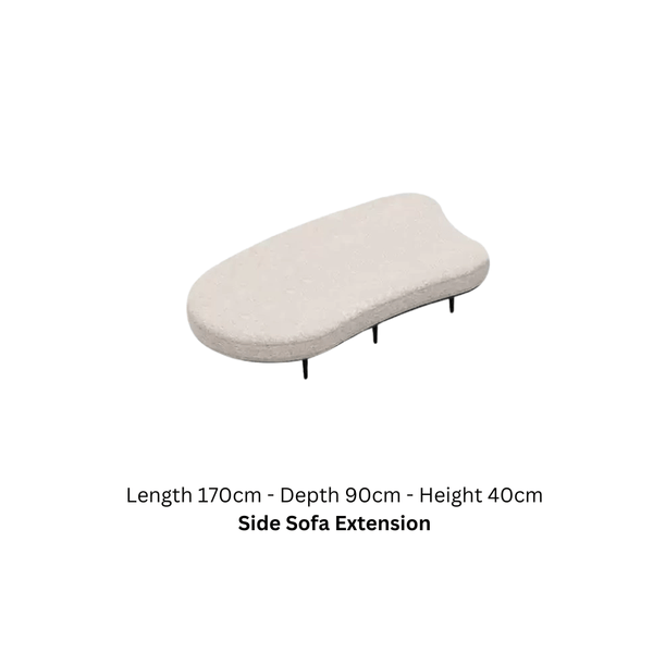 Luna Curve Luxury Modular Outdoor Sofa Set – Garden &amp; Patio Lounge Collection-BabiesDecor.com