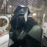 Sculpture de finition mate en résine de fibre de verre Gorilla