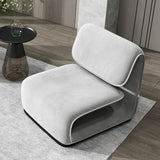 Minimalistic Fluffy Sofa Chair – Exquisite Blend
