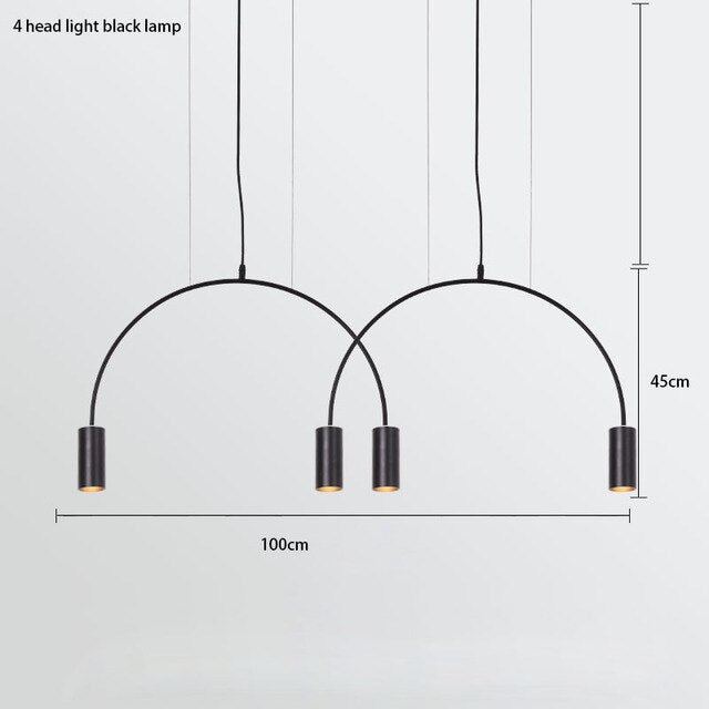 Curve Hanging Light - Illuminate in Style