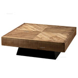 Retro Nordic Solid Wood Coffee Table