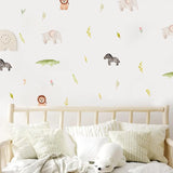 Cartoon Animal Wall Stickers for Kids - Peel and Stick Removable Decals